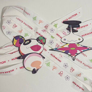 Louis Vuitton TAKASHI MURAKAMI Hang Tag Gift Ribbon Packaging Limited Edition